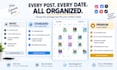schedule social media posts with hootsuite 360 buffer metricool publer loomly
