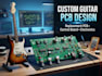 guitar pcb, guitar replacement pcb electronic components and control board