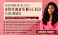 design interactive elearning courses in articulate rise 360