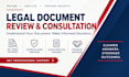 provide professional legal document review and consultation