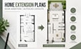 design home extension plans rear addition autocad layouts