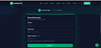 modern react landing page with ai chatbot