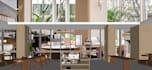 design 3d restaurant, cafe, bar, coffee shop interior with realistic rendering