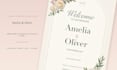 design a custom wedding welcome board