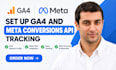 set up ga4 and meta conversions API tracking