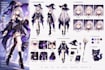 design an original anime character and reference sheet