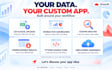 a custom streamlit app and interactive python dashboard