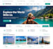 design a travel agency wordpress website with tour booking