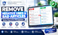remove mugshots, negative articles, false news and harmful links