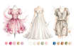 design custom dresses and sewing pattern