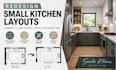 redesign small kitchen layouts, cabinets floor plans space optimization