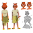 draw an original character illustration