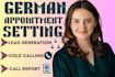 german b2b katalquise appointment setting german cold caller b2b lead generation