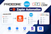 integrate procore,xero, zoho CRM,outlook, calendly,dropbox, activecampaign, zap