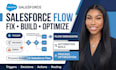 build fix and optimize salesforce flow automation and CRM processes