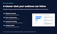 redesign your business presentation into a clear executive deck