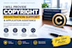 provide copyright registration support and copyright application assistance