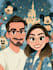 create a disney cartoon illustration