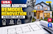create USA home addition, remodel, renovation permit plans