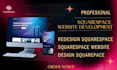 develop squarespace website, design or redesign squarespace website