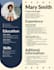 write and design a professional resume