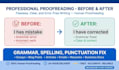 check spelling grammer and proofread your document