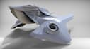 create custom 3d spaceship model starship spacecraft game asset
