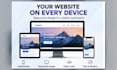 develop a responsive website using HTML CSS and javascript
