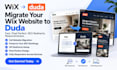 migrate your wix website to duda fast pixel perfect SEO redirects responsiveness