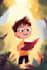 digitally paint colourful children book illustration