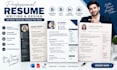 write a professional ats friendly resume CV and cover letter