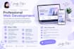 create all types of responsive and user friendly websites