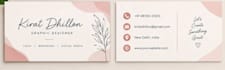 design a professional business card in canva