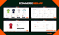 build custom ecommerce web app with payment and admin dashboard
