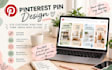design professional pinterest pins in canva