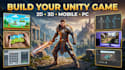 develop 2d and 3d unity games for mobile PC and web