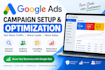 set up and optimize google ads campaigns