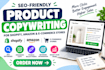 write SEO product descriptions