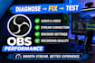 fix obs studio lag, dropped frames, audio and streaming issues