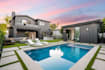backyard front yard garden pool patio deck terrace 3d landscape rendering