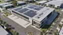 3d warehouse design, 3d industrial building, 3d factory interior, 3d rendering