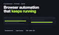 build a playwright browser automation and web scraping bot