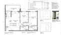 draw two bedroom apartment suite,scale 150 layout,construction document details