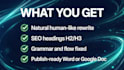 humanize ai text into natural SEO blog content