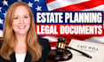 draft a professional will living will and estate planning documents