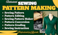 create clothing sewing pattern, grading and tech packs for any apparel