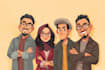 create costumized cartoon illustration