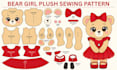 create custom plush toy sewing pattern plushie design stuffed animal tech pack