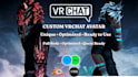 create a custom vrchat avatar, vrchat model, furry avatar, 3d character