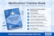design caregiver medication log book for KDP